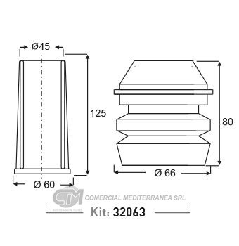 KIT SUSPENSION DEL. FIAT DUNA (87-95) UNO 1.5 (93..)