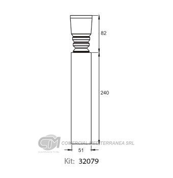 KIT SUSPENSION TRAS. FORD FOCUS (08..)