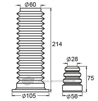 KIT SUSPENSION DELANTERO FORD FIESTA (11..) ECOSPORT