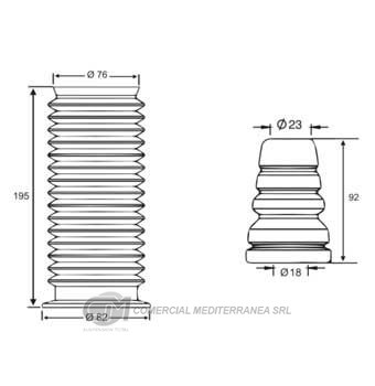 KIT SUSPENSION DELANTERO CHEVROLET SONIC (12..) COBALT