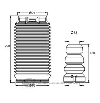 KIT SUSPENSION DELANTERO RENAULT MASTER (13..)