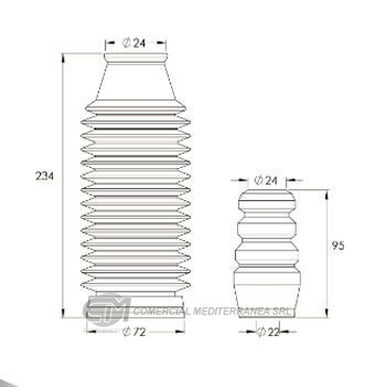 KIT SUSPENSION DELANTERO HONDA NEW FIT (07-09)