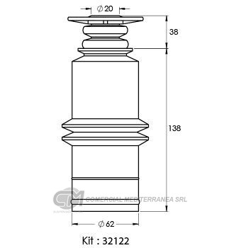 KIT SUSPENSION DELANTERO HONDA CIVIC (00-06)