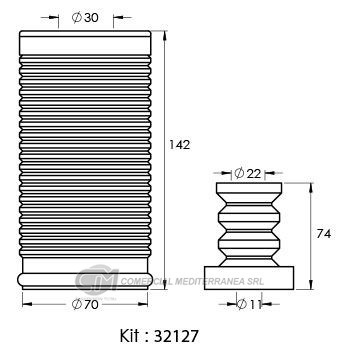KIT SUSPENSION TRASERO TOYOTA COROLLA (92-02)