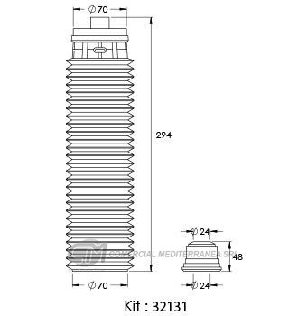 KIT SUSPENSION TRASERO FIAT TORO (16..)