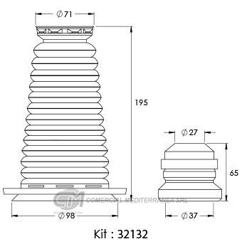 KIT SUSPENSION DELANTERO JEEP RENEGA(15...)