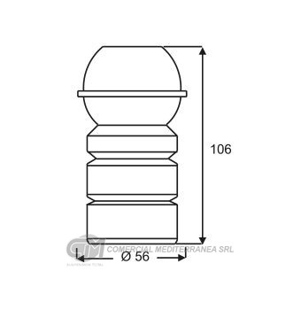 TOPES SUSPENSION DEL. FIAT TIPO (92-98)