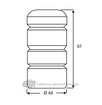 TOPES SUSPENSION DEL. FIAT DUNA (87-95) FIORINO (97..)