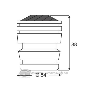 TOPES SUSPENSION DEL. FIAT MAREA 1.8 2.4 (98-07)