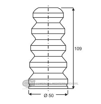TOPES SUSPENSION TRAS. FIAT STILO (03--11) (CON CAZOLE
