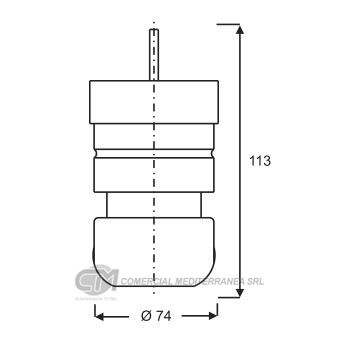 TOPES SUSPENSION TRAS. FIAT FIORINO (87..)