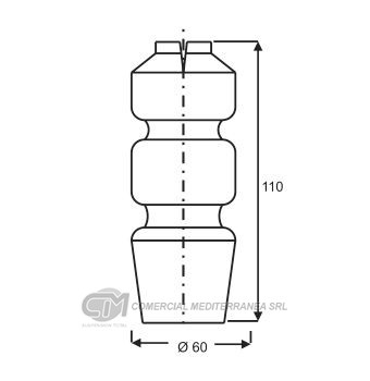 TOPES SUSPENSION DEL. RENAULT SCENIC (I / II ) (98-12)