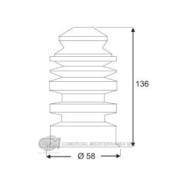 TOPES SUSPENSION TRAS. FORD ECOSPORT (03..) FIESTA (02