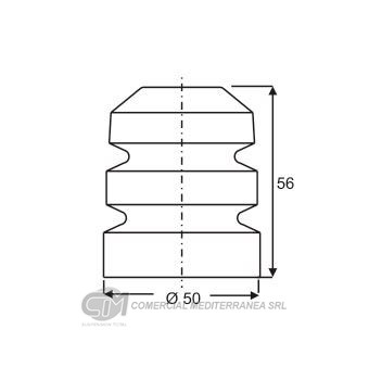TOPES SUSPENSION DEL. FORD FOCUS (99-12)