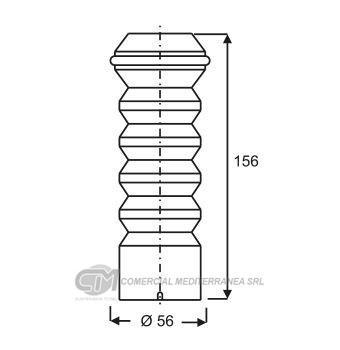 TOPES SUSPENSION TRAS. FORD GALAXY (..95) / VW
