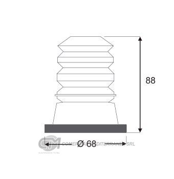 TOPES SUSPENSION DEL. FORD ECOSPORT (03..) FIESTA (02