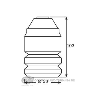 TOPES SUSPENSION DEL. VW CADDY (98-09) POLO (