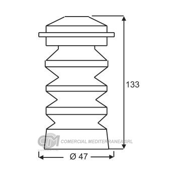TOPES SUSPENSION TRAS. VW POLO (96-02) / SEAT I