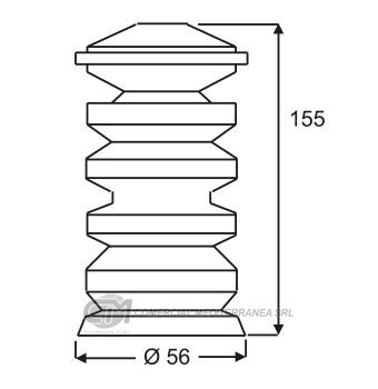 TOPES SUSPENSION TRAS. VW CARAT (90-92) QUANT