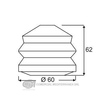 TOPES SUSPENSION DEL. CHEVROLET ASTRA AUT.(02..) VECTR