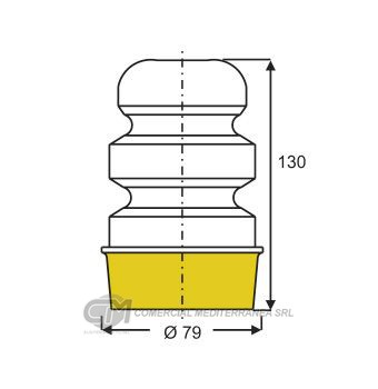 TOPES SUSPENSION TRAS. CHEVROLET BLAZER (96-99)
