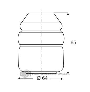 TOPES SUSPENSION DEL. CHEVROLET ASTRA (01..) ZAFIRA (0