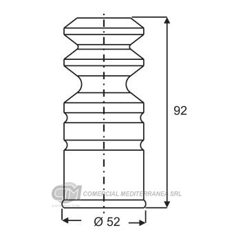 TOPES SUSPENSION DEL. HONDA FIT (03-09)