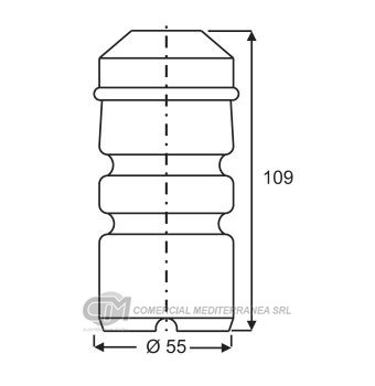 TOPES SUSPENSION TRAS. BMW SERIE 3 (91..)