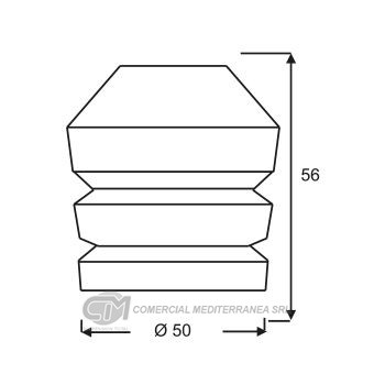 TOPES SUSPENSION DEL. VW GOLF (94...)
