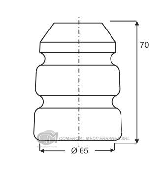 TOPES SUSPENSION DEL. CHEVROLET CORSA 2 (02-11) S/BARRA