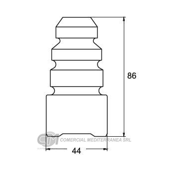 TOPES SUSPENSION DEL. HONDA CIVIC (06..)