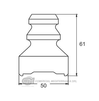 TOPES SUSPENSION DEL. HONDA ACCORD (93-02)