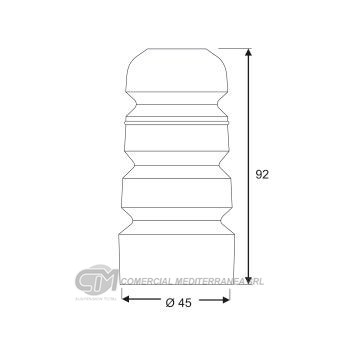 TOPES SUSPENSION DEL. CITROEN C3 (03..) C4 (07..) C5