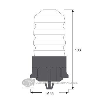 TOPES SUSPENSION TRAS. CITROEN C3 (03..) -C4 (07..) C5