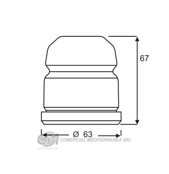 TOPES SUSPENSION DEL. FORD RANGER (96.. )