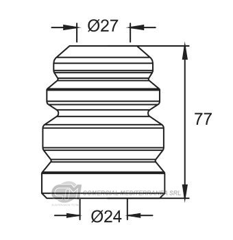 TOPES SUSPENSION DELANTERO FIAT LINEA (09...)