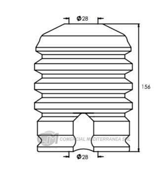 TOPES SUSPENSION TRASERO RENAULT MASTER (13..)