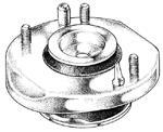 CAZOLETA AMORTIGUADOR DELANTERO REY GOMA