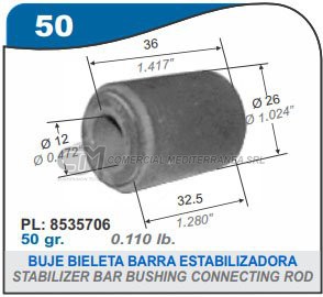BUJES SUSPENSION RENAULT GORDINI. DAUPHINE