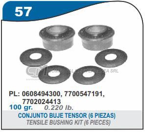 BUJES SUSPENSION RENAULT R12