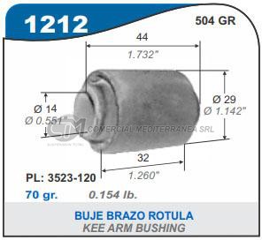 BUJES SUSPENSION PEUGEOT 505 82/.. 504 GR