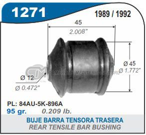 BUJES SUSPENSION FORD ESCORT
