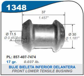BUJES SUSPENSION FORD GALAXY. VW QUANTUM. CARAT