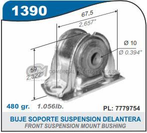 BUJES SUSPENSION FIAT TEMPRA BUJE SOPORTE SUSPENSION DELANTERA