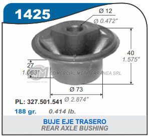 BUJES SUSPENSION FORD GALAXY. VW QUANTUM. CARAT