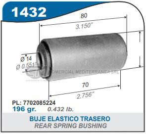 BUJES SUSPENSION BUJE RENAULT TRAFIC