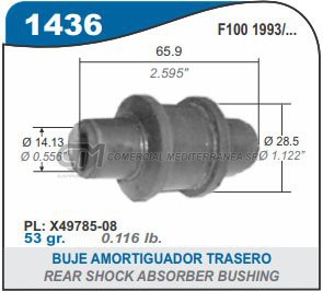 BUJE AMORTIGUADOR FORD F-100