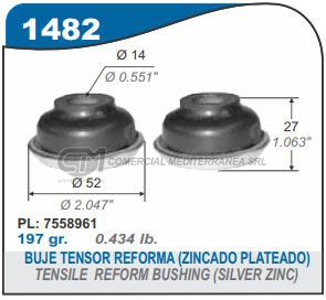 BUJES SUSPENSION FIAT DUNA. UNO. FIORINO