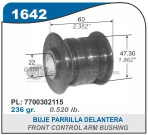 BUJES SUSPENSION RENAULT MASTER
