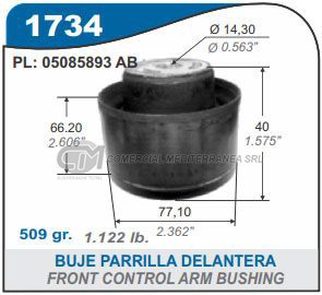 BUJE PARRILLA DEL.DODGE JOURNEY 08/.. 